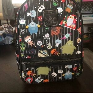 Loungefly Multicolor Nightmare Before Christmas Backpack